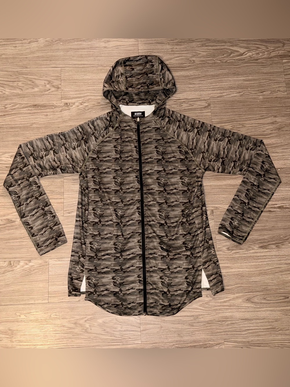 SAMPLE ASRV Full-Zip Drifit Jacket Army  Camo Dark Green Men’s Size M